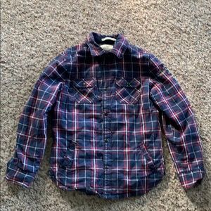 Scotch Shrunk quilted flannel shirt/coat